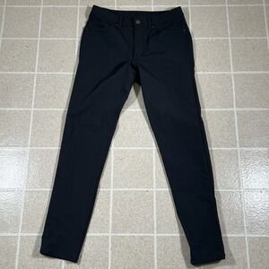 Lululemon Men's ABC Pants Size 28x30 Gray 5 Pocket Slim Fit Chino Stretch Pants